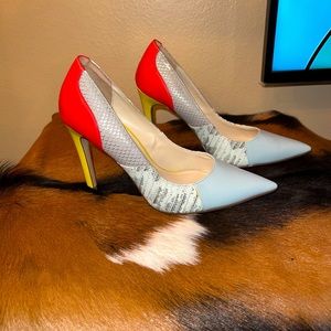 Women’s Size 8 1/2 Medium Multi Colored Rock Republic Heels